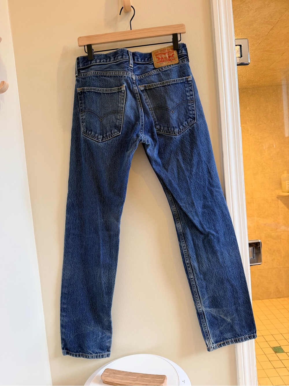Levi's Men's/ women’s/ unisex Dark Blue Straight Leg Jeans 30x32